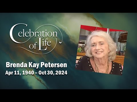 Brenda Kay Petersen - Memorial Service 11-23-24