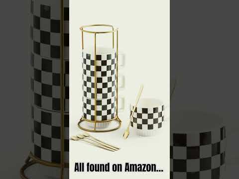 Mackenzie Childs Dupes | Get Them While You Can! #blackandwhitedecor #mackenziechildsdecor #amazon