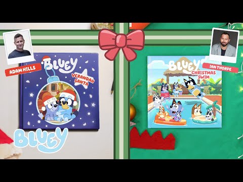 Bluey Holiday Bedtime Stories 🎄💤 Verandah Santa & Christmas Swim! | Bluey Book Reads 📖 | Bluey