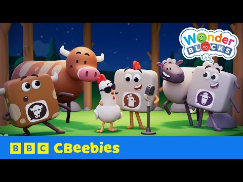 Wonderblocks: Meet Moo, Cluck and Baa | CBeebies #NewEpisode 🐮🐔🐑