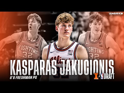 Kasparas Jakucionis Illinois Midseason Highlights | Surging 2025 NBA Draft Prospect