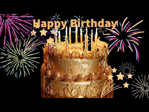 dream cake Gold Cake, Happy Birthday Song，#ideas #Gold #Cake #Birthday