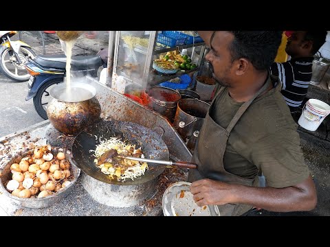 The most famous Indian charcoal fried noodles in Penang