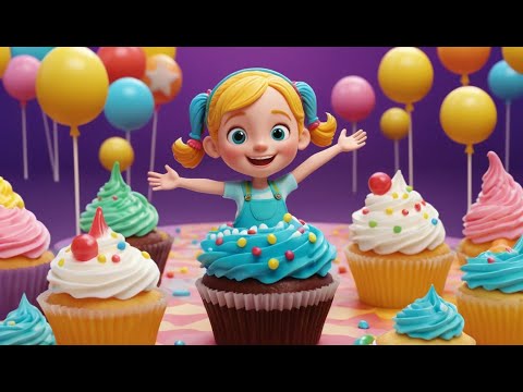 The Cupcake Parade Goes Marching On | Fun Nursery Rhyme for Kids | Sing-Along Song