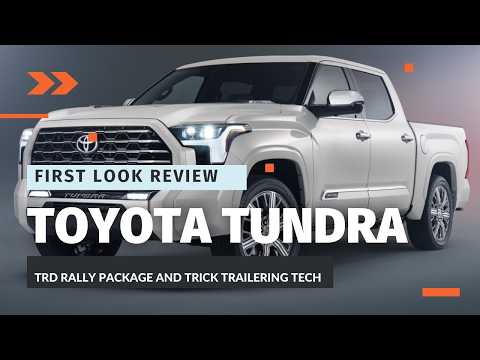 2025 Toyota Tundra First Look Review: TRD Rally Package, Interior Upgrades & Towing Power