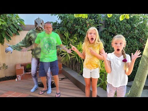 Tracking the Pond Monster!!! Is Our Dad the Pond Monster?