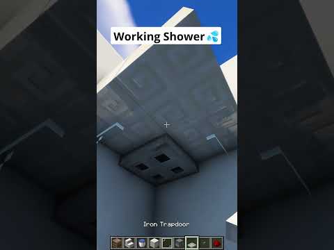 Minecraft Working Shower💦 #shorts