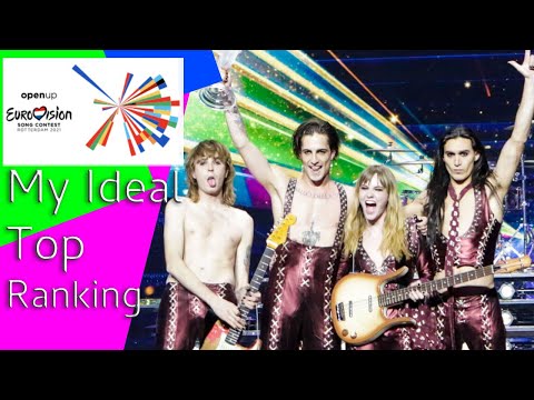 Eurovision Song Contest 2021 My Ideal Top Ranking of 39 Songs