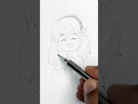 Easy Pencil Drawing || #drawingtutorials #animeart #animedrawing #easydrawing