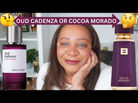 MAISON CRIVELLI OUD CADENZA / FRAGRANCE WORLD FA COCOA MORADO / OUD CADENZA Compared to COCOA MORADO