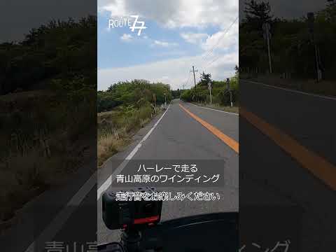 【おすすめツーリング】青山高原道路をハーレースポーツスターで走る #shorts #vlog #バイク #スポーツスターS #ハーレーダビッドソン #harleydavidson