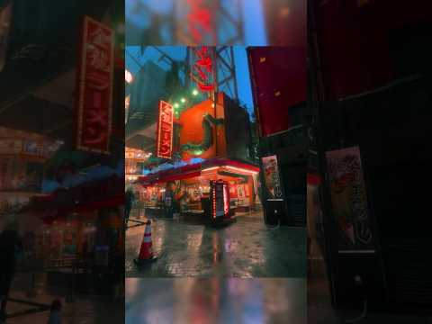 Night Rain Osaka / #cinematic