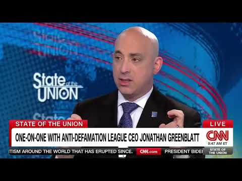 ADL CEO on CNN's State of the Union discussing the surge in antisemitism in the U.S. post 10/7