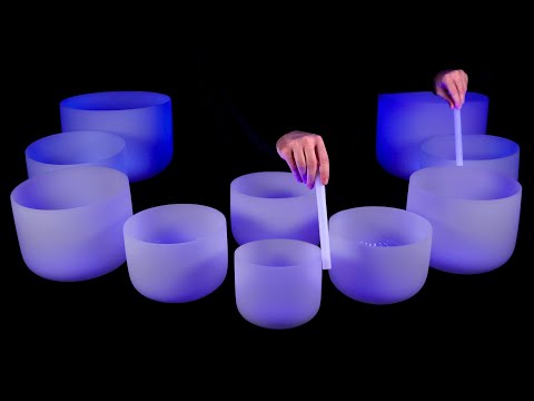 Crystal Bowls for Deep Sleep 🌀 Ethereal Healing Sounds 432 Hz