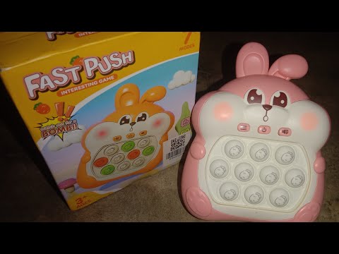 5:35 Minutes Satisfying with Unboxing Pink Rabbit Fast Push Game ASMR