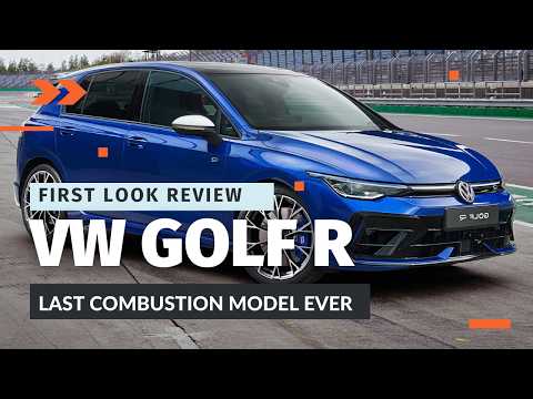 2025 Volkswagen Golf R First Look Review: Last Combustion Model with 328 HP & New Features