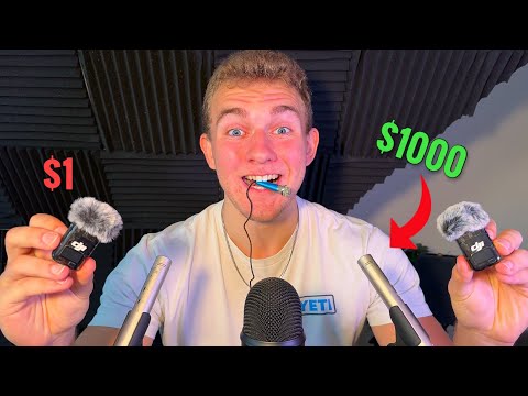 ASMR $1 Mic vs $1000 Mic