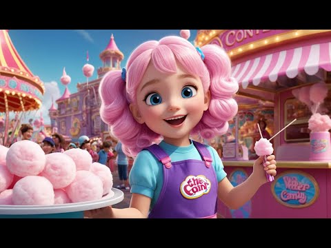 Cotton Candy, Cotton Candy, Sweet and Light | Fun Nursery Rhyme for Kids | Sing-Along Song