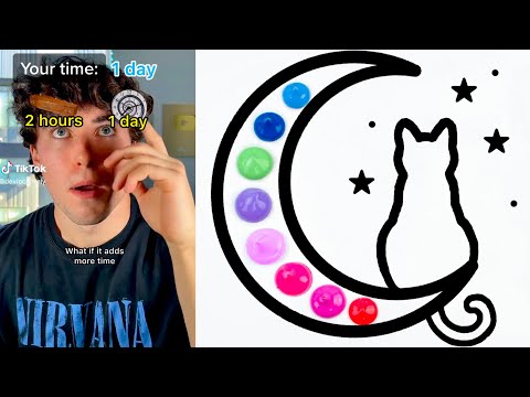 *60 Minutes*🎨 Text To Speech 🎨 ASMR Satisfying Art || @Devin Caherly || POVs Tiktok Compilations