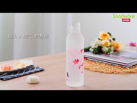 康寧櫻花X杯感溫變色防爆水瓶520ml｜是冷是熱，外表看的見