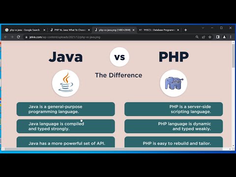 PHP vs Java Comparison - PHP Basics for Web Servers Course - Tagalog - Learn Computer Today