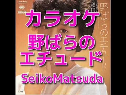 カラオケ「野ばらのエチュード」松田聖子☆歌詞付き