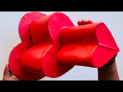 DIY Wall Hanging | Paper Heart for Valentine's Day Decoration Ideas | Room Decor