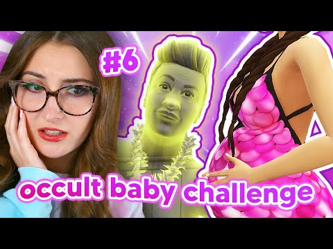 baby #6 is HERE in the sims 4 🌴 occult baby challenge #6