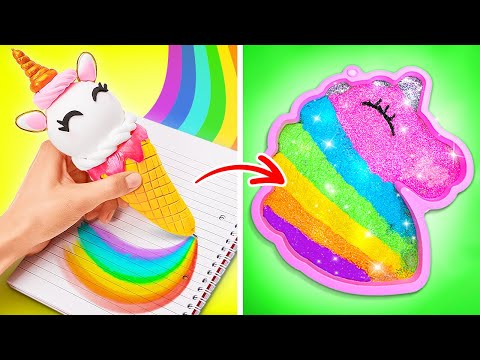 Welcome to the Magical World of Unicorns 🌈 Colorful DIY Crafts and Hacks Made By Unicorns ✨🦄