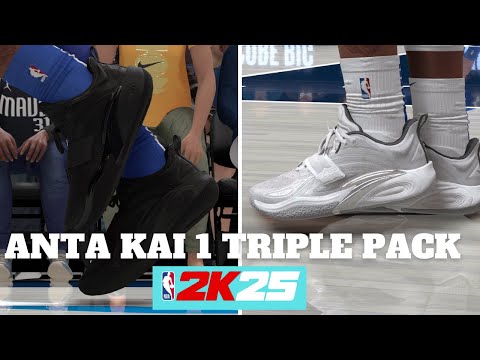 ANTA KAI 1 "TRIPLE PACK" NBA2K25 SHOE CREATOR