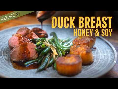 Crispy Skin Duck Breast with Honey Soy