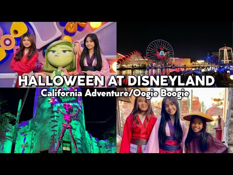 HALLOWEEN AT DISNEYLAND VLOG! Oogie Boogie, Anaheim, + More