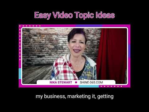 20 Easy Video Topic Ideas - Favorites