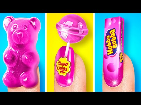 Eating Only One Color Challenge! Amazing Food Hacks & Trendy Kitchen Gadget by 123 GO!