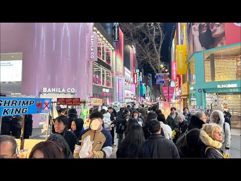 【韓国旅行】極寒の韓国明洞金晩！現地ライブ‼️2月韓国旅行✈️韓国旅行Q&Aライブ‼️South Korea Trip Q&A