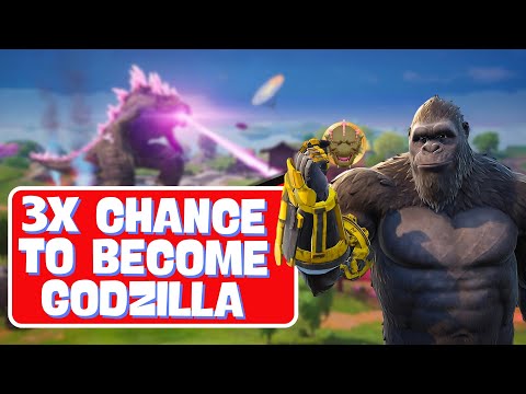 3X Chance to Become Godzilla or Claim the Medallion in Fortnite!