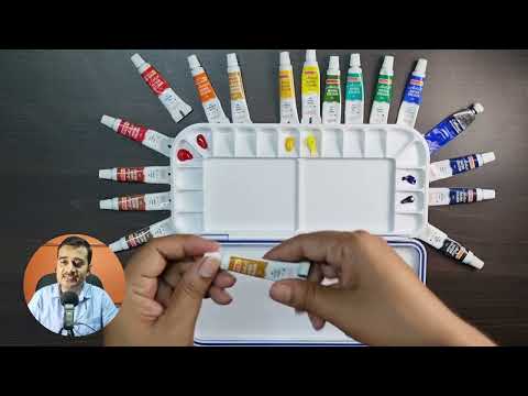 Watercolor Palette Setup | Setting up a Watercolor Palette