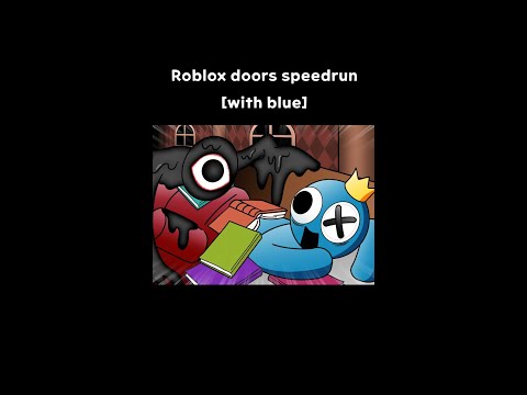 Doors Speedrun [with Rainbow Friends] - ROBLOX ANIMATION #shorts