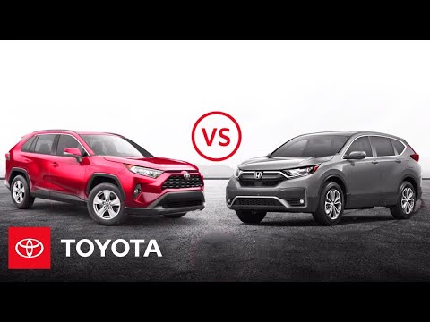 2020 Toyota RAV4 vs 2020 Honda CR-V SUV Comparison, Advantages & Features | Toyota