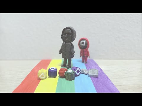 3D penで作ったNetflixのイカゲーム2に出てきたフロントマンを作ってみた3Dpen DIY