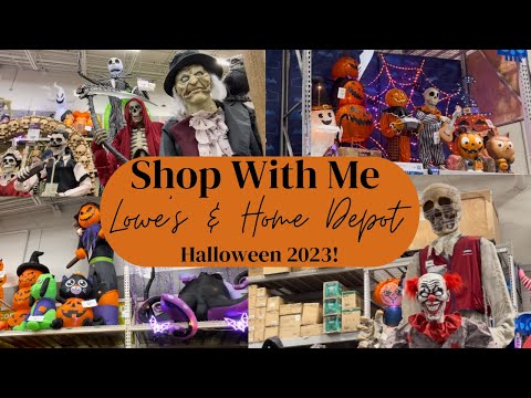 Lowe's & Home Depot Shop With Me! Halloween 2023!