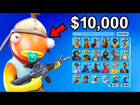 Gifting A 8 Year Old RAREST Fortnite Account..