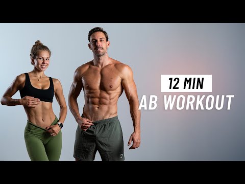 12 MIN AB WORKOUT - Six Pack Abs At Home (No Equipment)