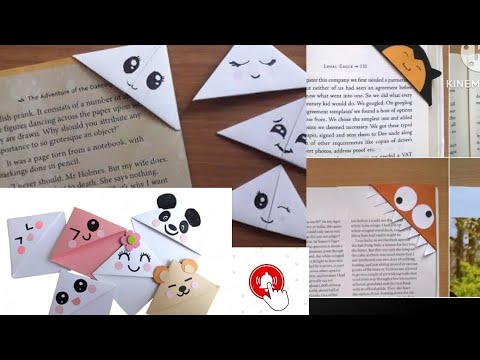 DIY BOOKMARKS FOR BOOKS A4 paper| school hacks| DIY crafts for school | gift ideas #trending #viral