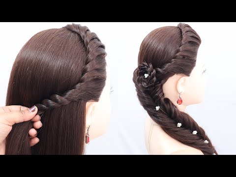 Ponytail Hairstyle For wedding | Trendy Hairstyle For occasions  | Easy And Simple Hairstyle