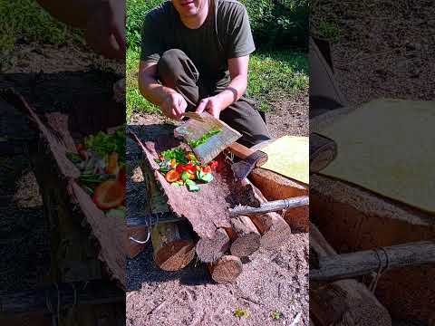 FAST FOOD IN THE FOREST  #trap #farming #trapmaking #bushcraft #survival