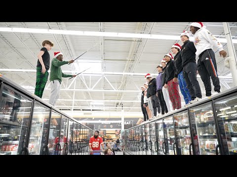 Christmas Caroling On Top Of The Cooler!