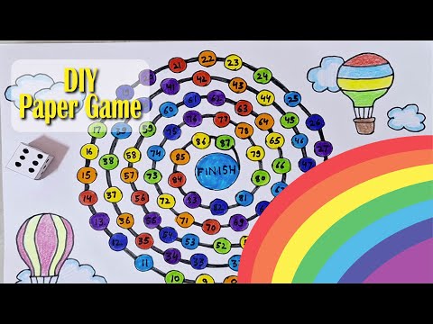 DIY Paper Game - New | How to make a Board Game | @CraftStack