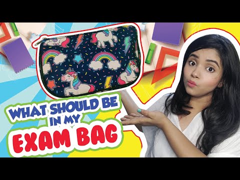 Exam के लिए बैग कैसे Ready करें | Must have things | WHAT SHOULD BE IN MY EXAM BAG | THE GLAM HACKS