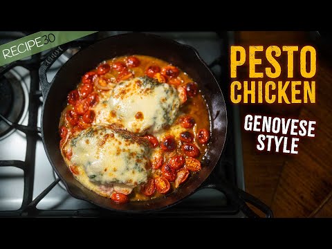 🇮🇹 Easy Weeknight Pesto Chicken - One-Pan, 35 Mins!